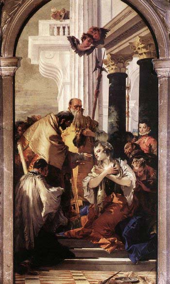 Giovanni Battista Tiepolo Last Communion of St Lucy